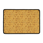 Ancient Egyptian Hieroglyphs Print Kitchen Mat