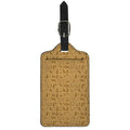 Ancient Egyptian Hieroglyphs Print Luggage Tag