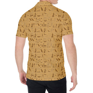 Ancient Egyptian Hieroglyphs Print Men's Shirt