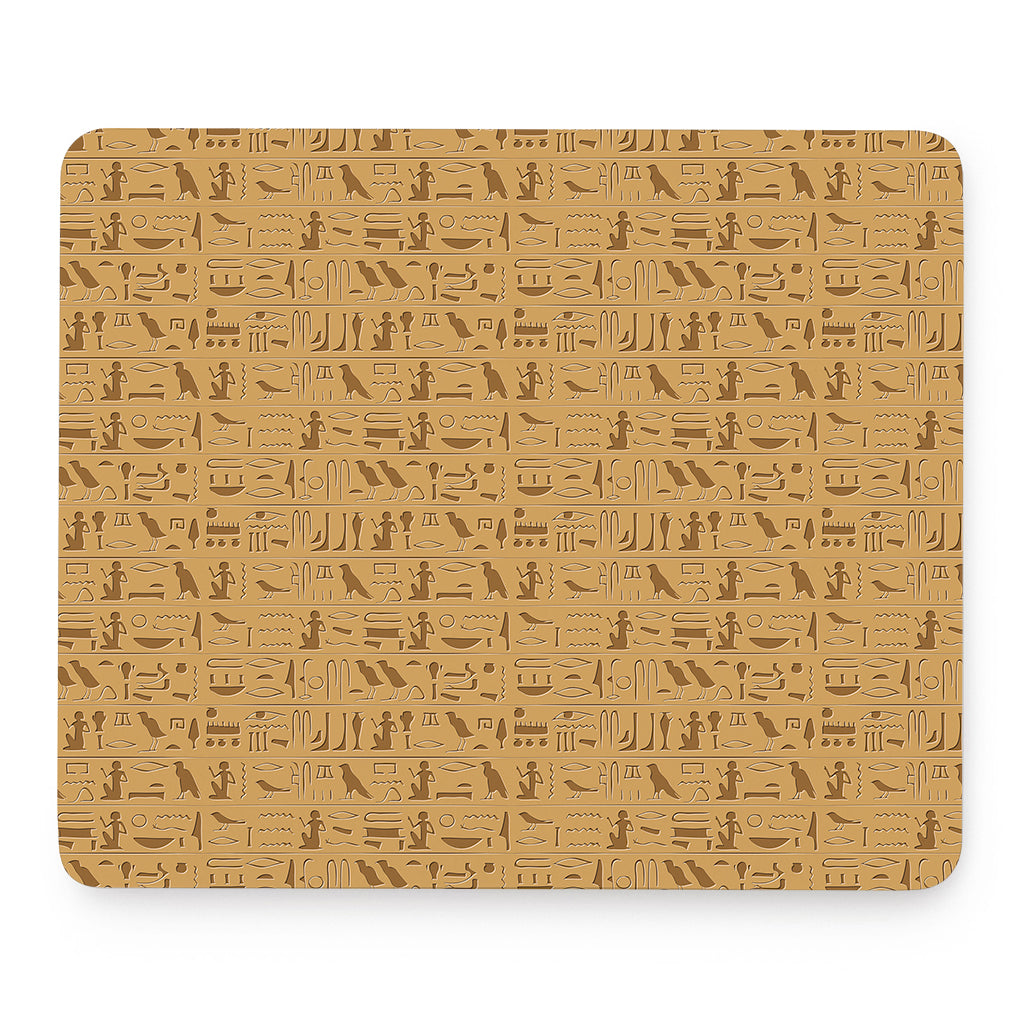 Ancient Egyptian Hieroglyphs Print Mouse Pad