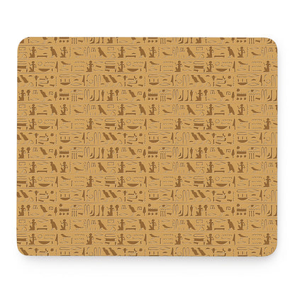 Ancient Egyptian Hieroglyphs Print Mouse Pad