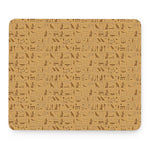 Ancient Egyptian Hieroglyphs Print Mouse Pad