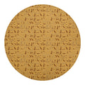 Ancient Egyptian Hieroglyphs Print Round Blanket
