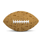 Ancient Egyptian Hieroglyphs Print Rugby Ball