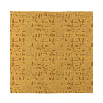 Ancient Egyptian Hieroglyphs Print Silk Bandana