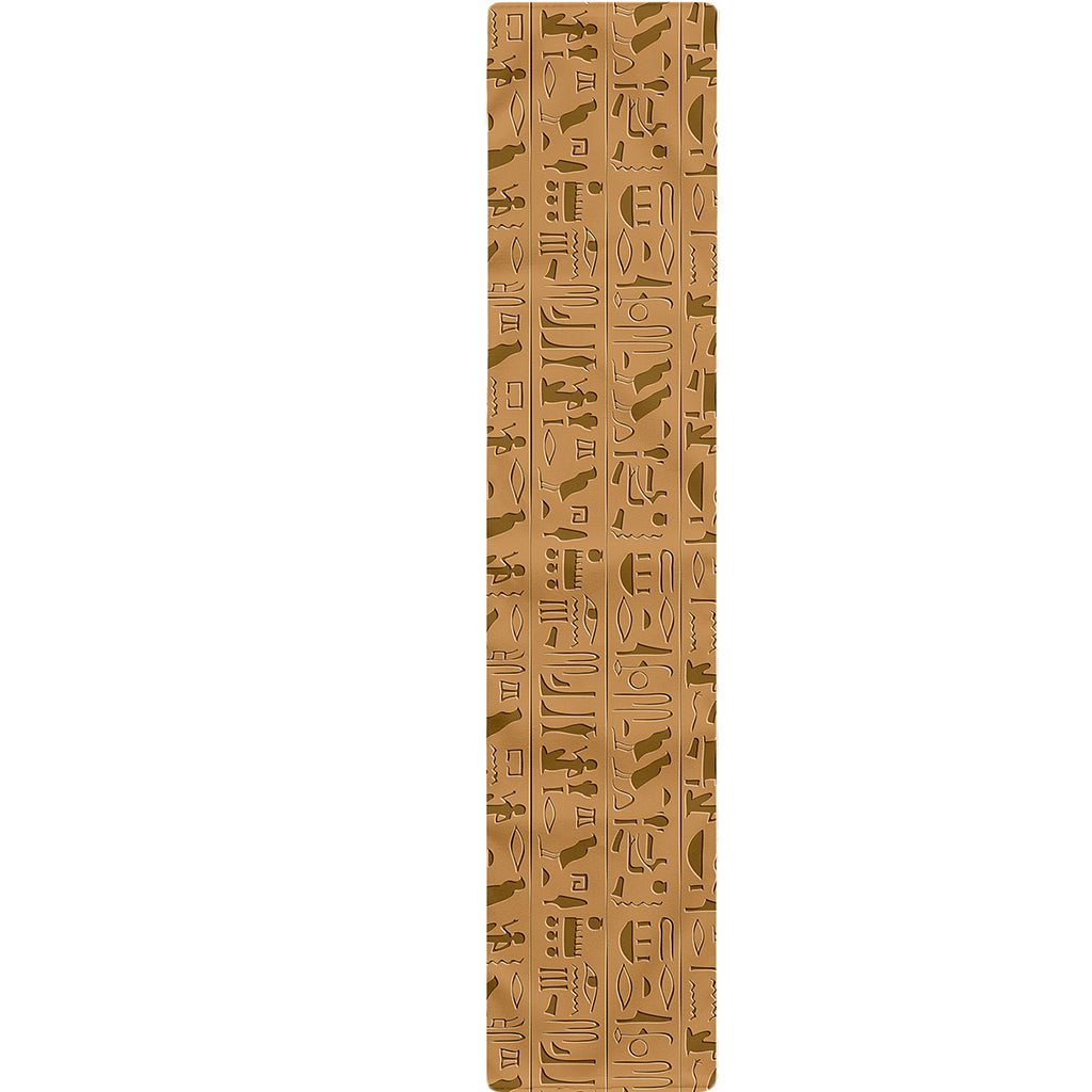Ancient Egyptian Hieroglyphs Print Table Runner