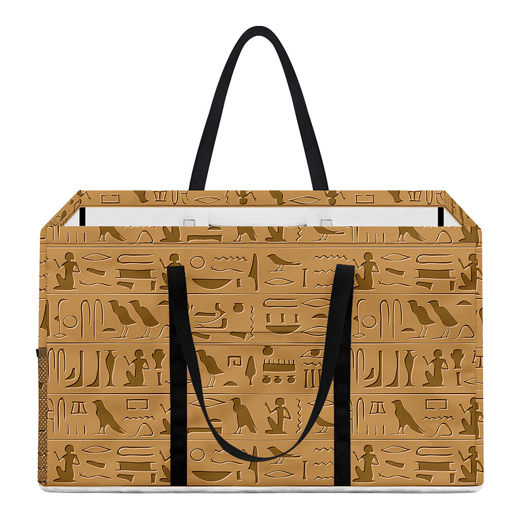 Ancient Egyptian Hieroglyphs Print Utility Tote Bag