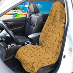 Ancient Egyptian Hieroglyphs Print Waterproof Car Seat Cover