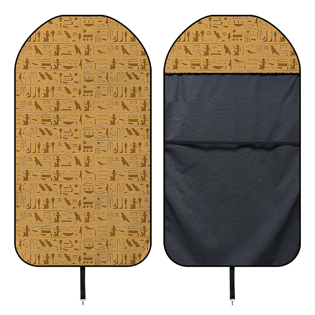Ancient Egyptian Hieroglyphs Print Waterproof Car Seat Cover