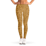 Ancient Egyptian Hieroglyphs Print Women's Leggings