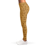 Ancient Egyptian Hieroglyphs Print Women's Leggings