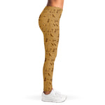 Ancient Egyptian Hieroglyphs Print Women's Leggings
