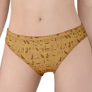 Ancient Egyptian Hieroglyphs Print Women's Panties