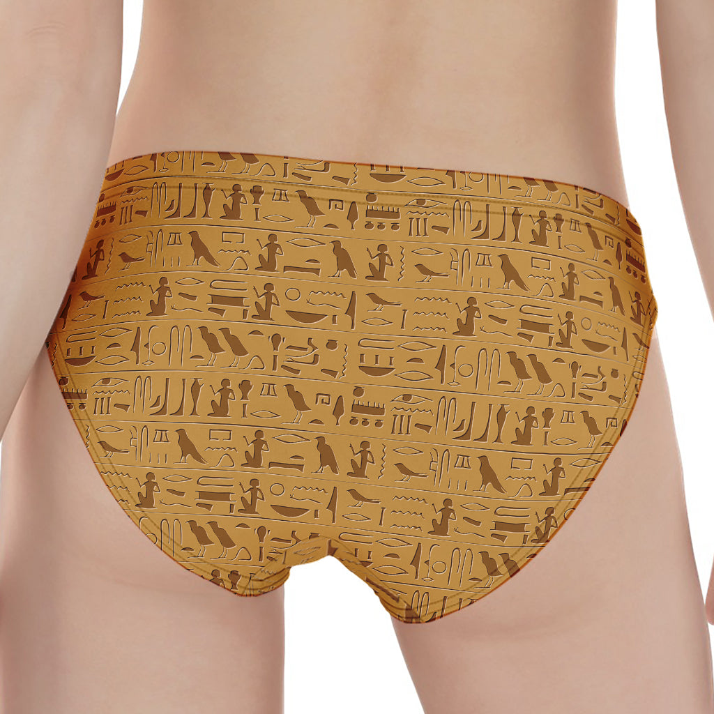 Ancient Egyptian Hieroglyphs Print Women's Panties