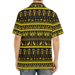 Ancient Egyptian Pattern Print Aloha Shirt