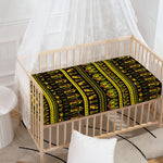 Ancient Egyptian Pattern Print Baby Crib Sheet