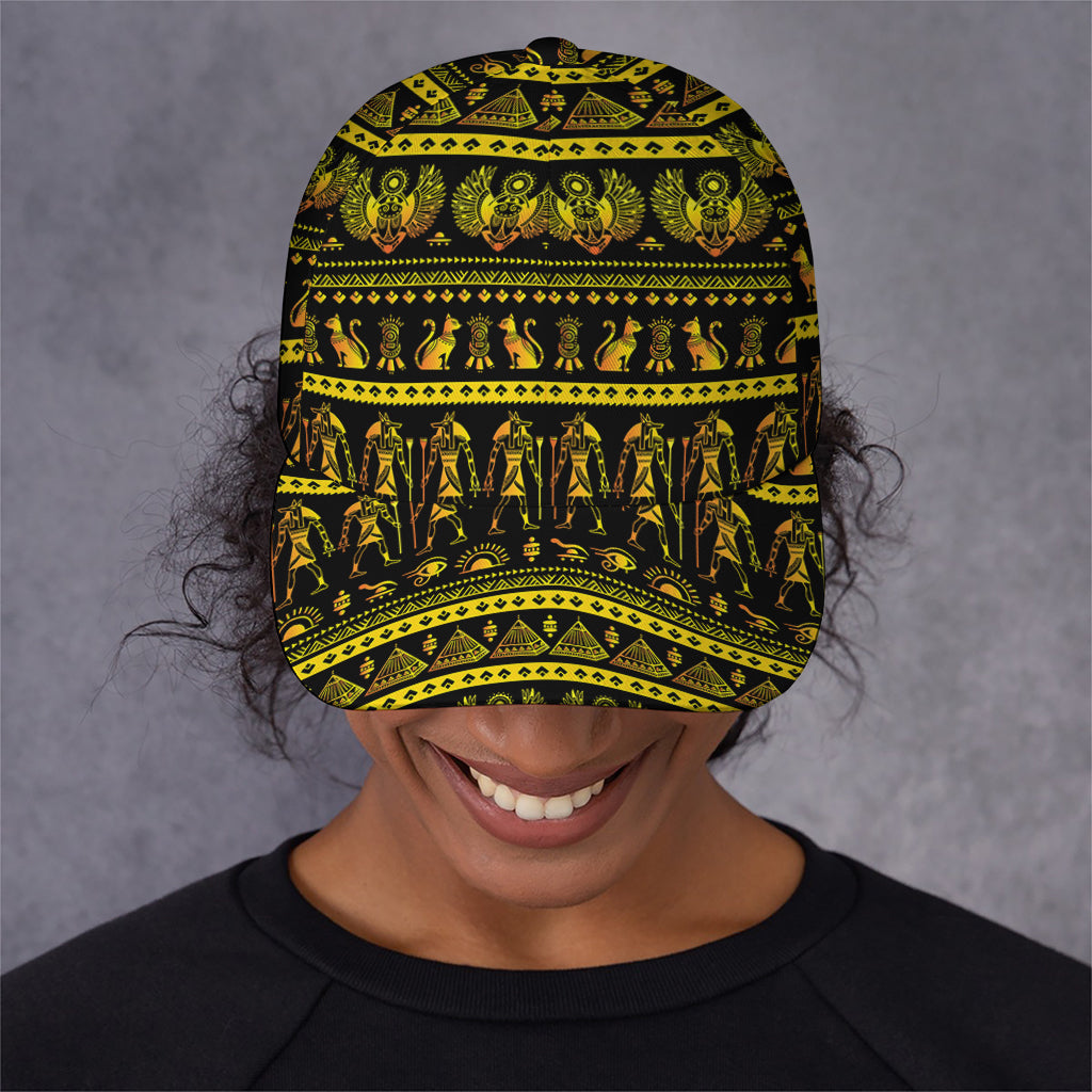 Ancient Egyptian Pattern Print Baseball Cap