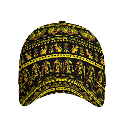 Ancient Egyptian Pattern Print Baseball Cap