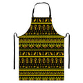 Ancient Egyptian Pattern Print Bib Apron With Pocket