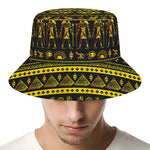 Ancient Egyptian Pattern Print Bucket Hat