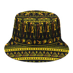 Ancient Egyptian Pattern Print Bucket Hat