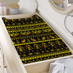 Ancient Egyptian Pattern Print Changing Pad Cover