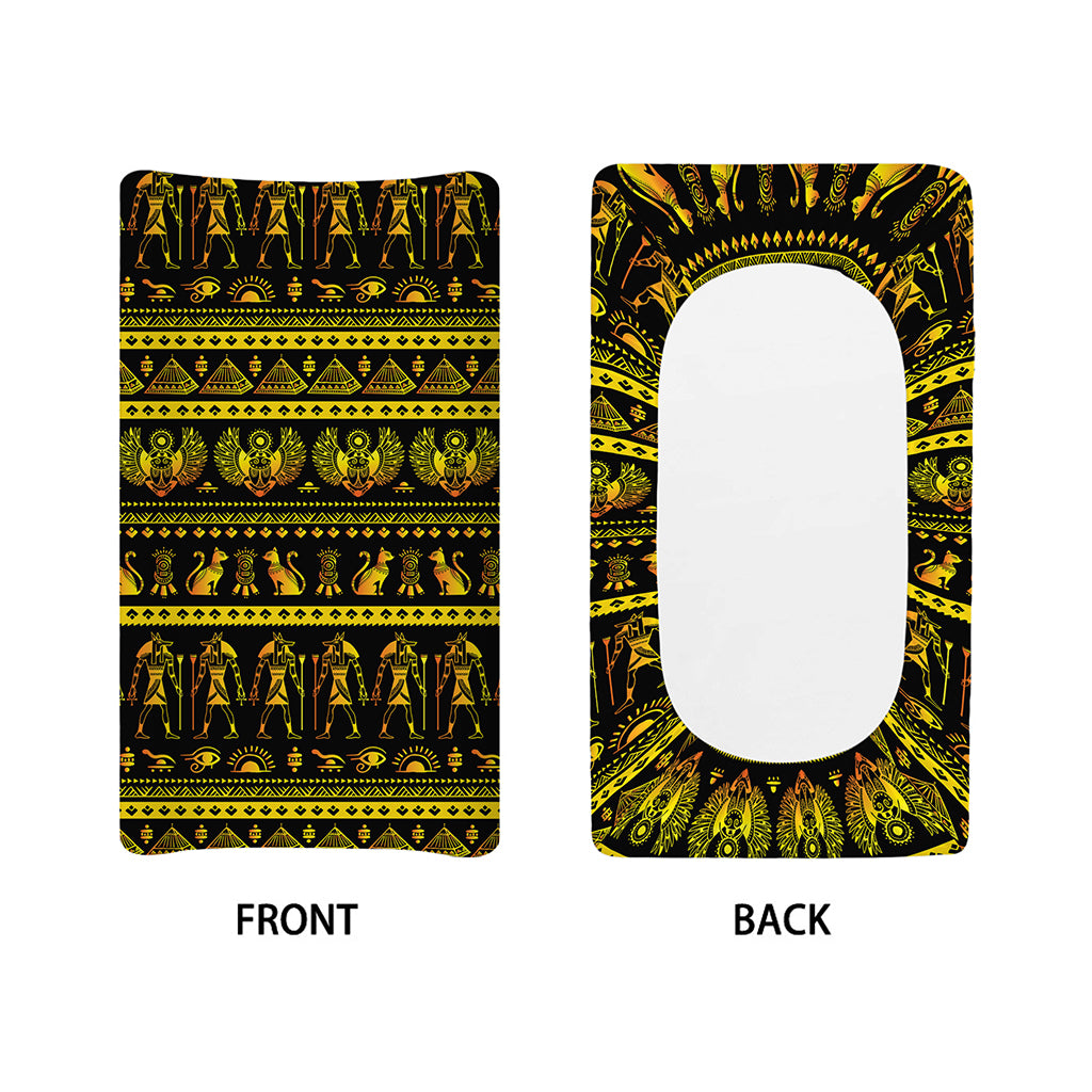 Ancient Egyptian Pattern Print Changing Pad Cover