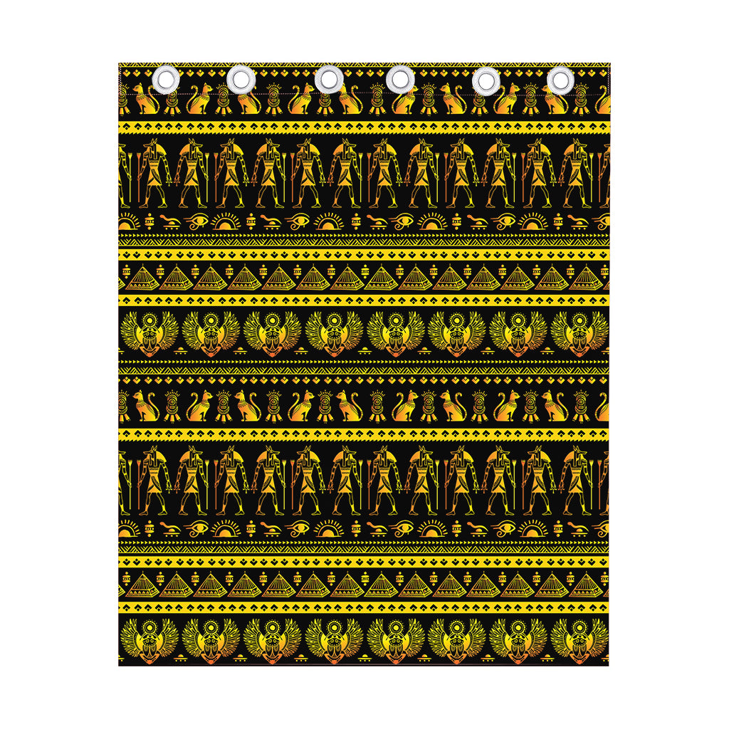 Ancient Egyptian Pattern Print Curtain