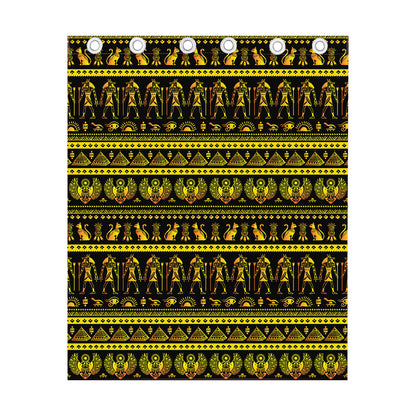 Ancient Egyptian Pattern Print Curtain