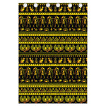 Ancient Egyptian Pattern Print Curtain