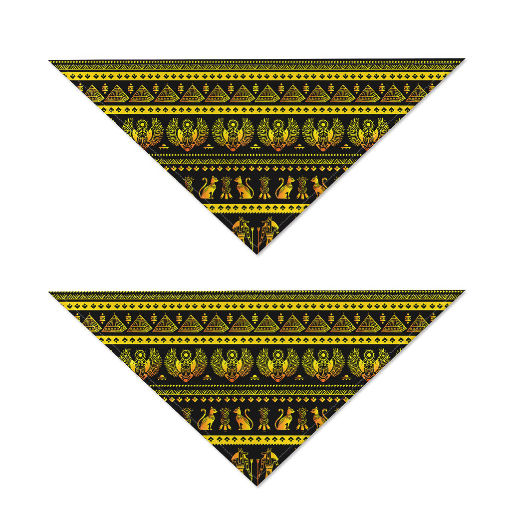 Ancient Egyptian Pattern Print Dog Bandana