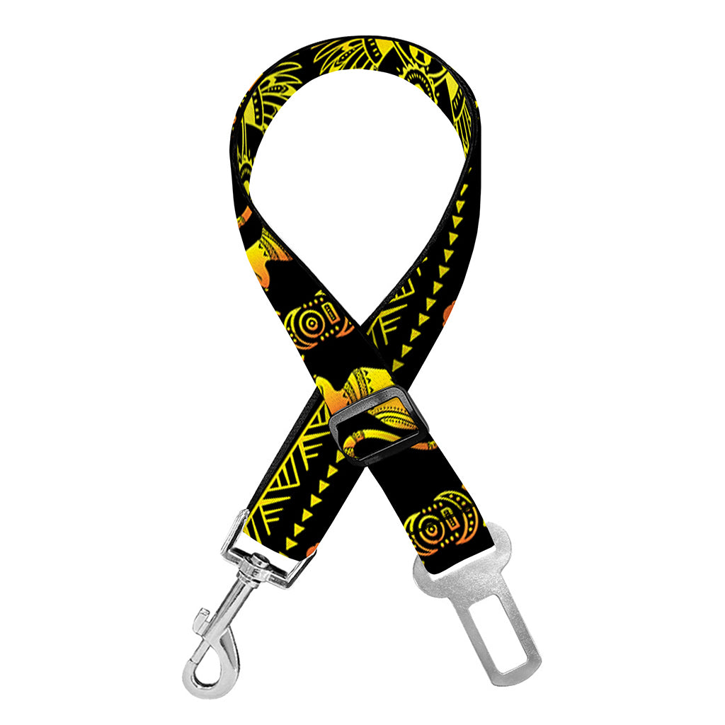 Ancient Egyptian Pattern Print Dog Seat Belt