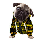 Ancient Egyptian Pattern Print Dog Zip Up Hoodie