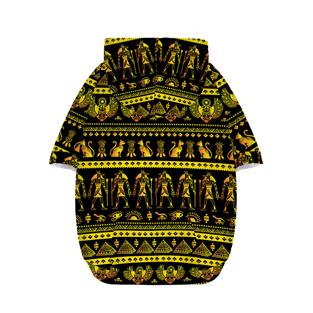 Ancient Egyptian Pattern Print Dog Zip Up Hoodie