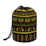 Ancient Egyptian Pattern Print Drawstring Makeup Bag