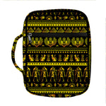 Ancient Egyptian Pattern Print Front Pocket Bible Bag