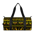 Ancient Egyptian Pattern Print Gym Bag