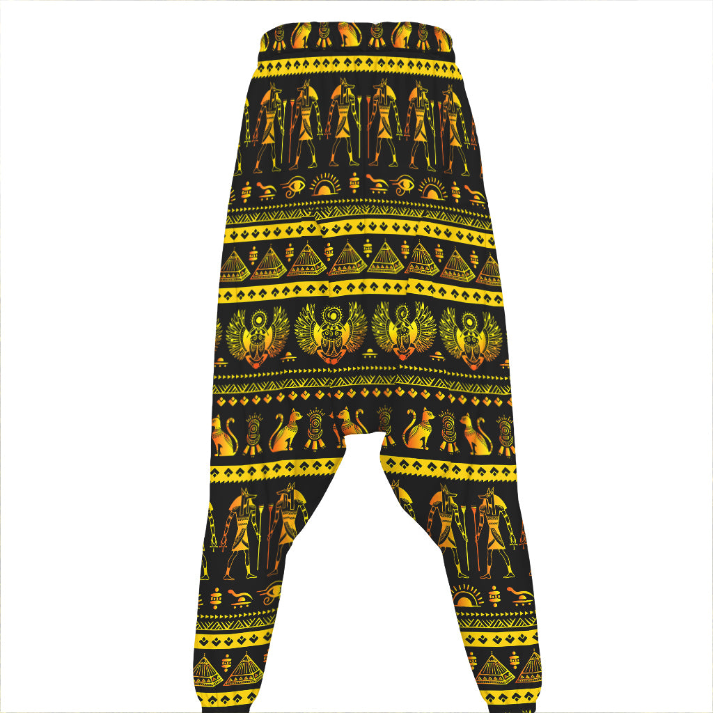 Ancient Egyptian Pattern Print Hammer Pants
