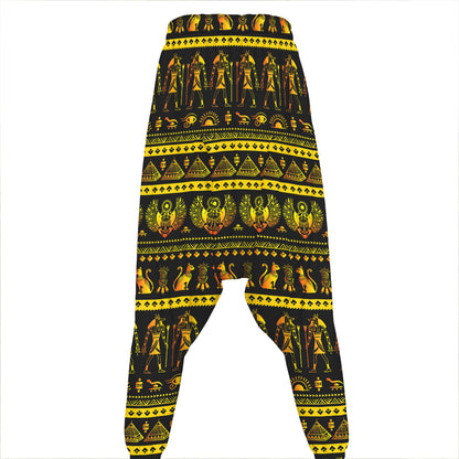 Ancient Egyptian Pattern Print Hammer Pants