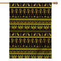 Ancient Egyptian Pattern Print House Flag