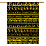 Ancient Egyptian Pattern Print House Flag