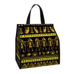 Ancient Egyptian Pattern Print Insulated Lunch Tote