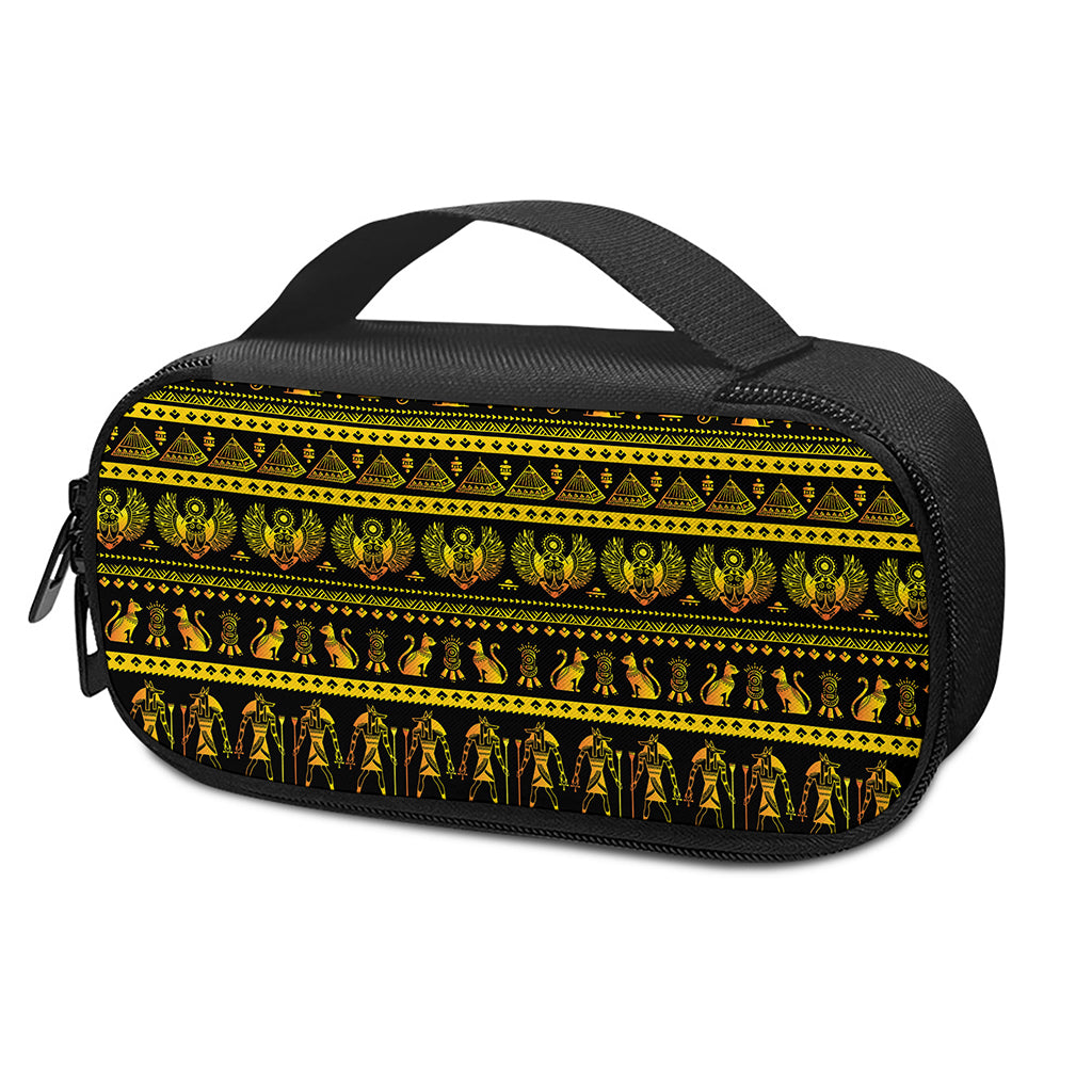 Ancient Egyptian Pattern Print Insulin Cooler Travel Case