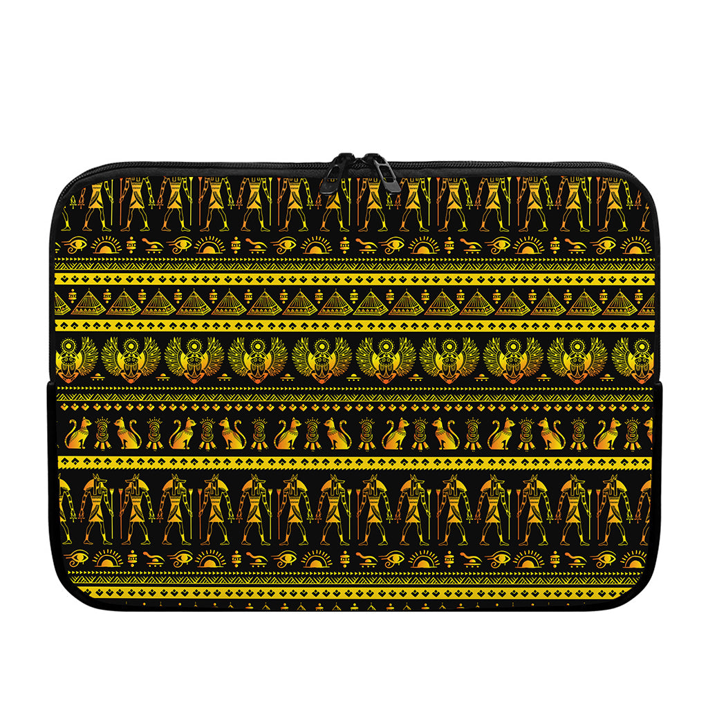 Ancient Egyptian Pattern Print Laptop Sleeve