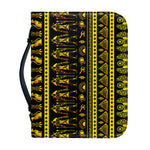 Ancient Egyptian Pattern Print Leather Bible Cover