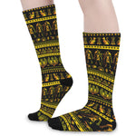 Ancient Egyptian Pattern Print Long Socks