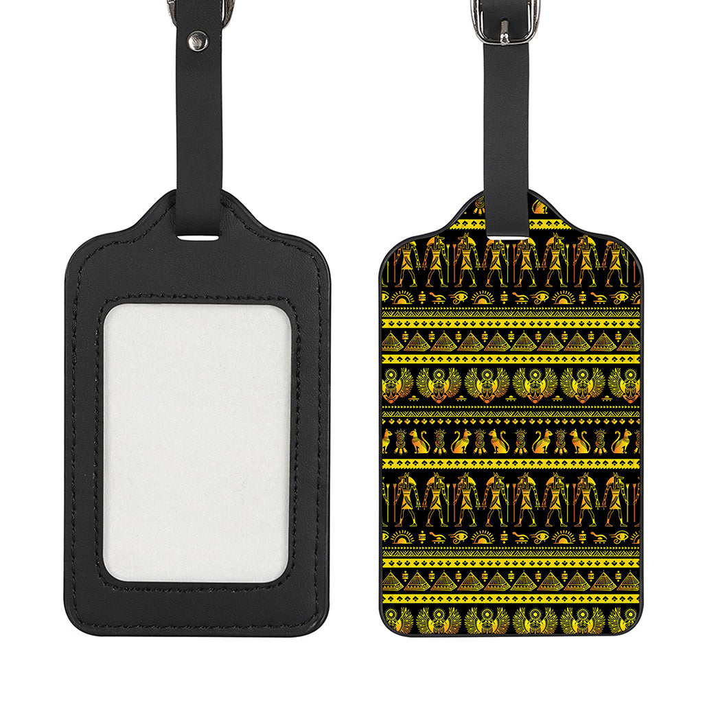 Ancient Egyptian Pattern Print Luggage Tag