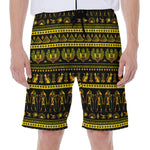 Ancient Egyptian Pattern Print Men's Beach Shorts