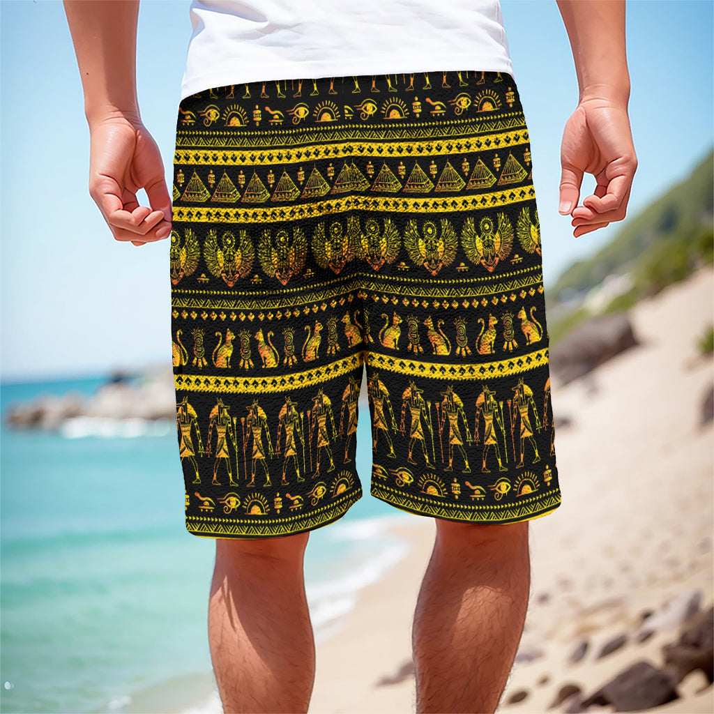 Ancient Egyptian Pattern Print Men's Cargo Shorts