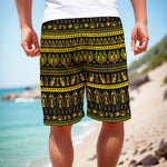Ancient Egyptian Pattern Print Men's Cargo Shorts